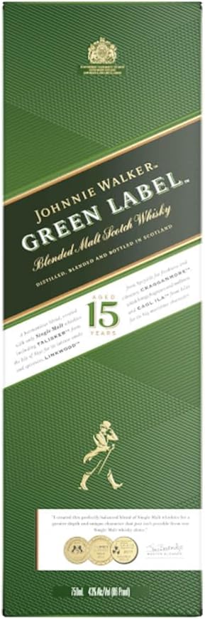 Whisky Johnnie Walker Green Label 750ml