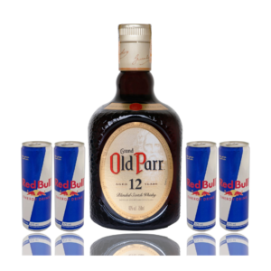 Whisky Old Parr + 4 Red Bull - 1L